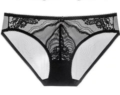 Women Stylish Ultra Thin Lace UnderwearSet French Solid Soft Underwire Bra