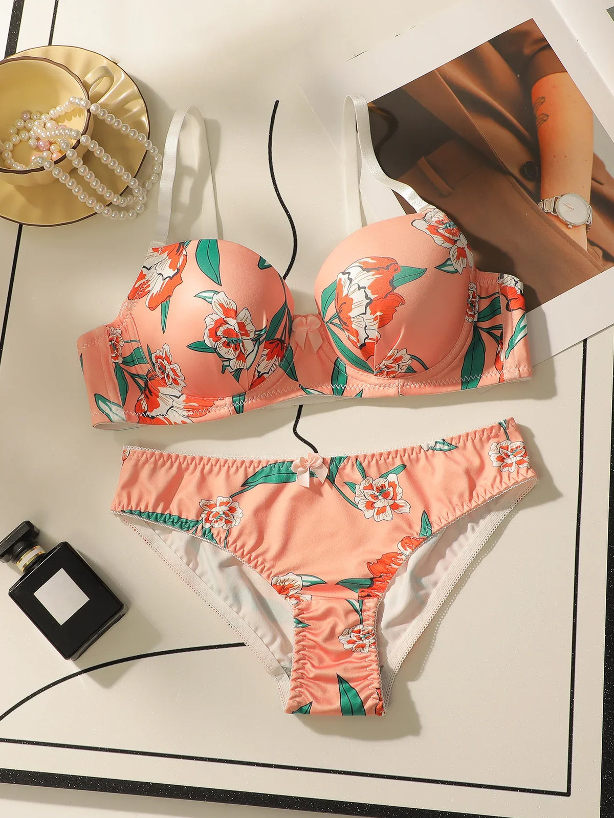 Women Pretty Printed Push Up Bra