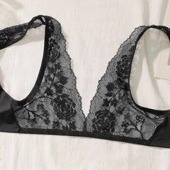 Women Sexy Lace  Front Closure Bra