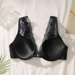 Women Sexy Lace  Front Closure Bra