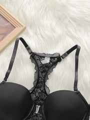 Women Sexy Lace Racerback Bra