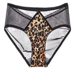 Women Sexy Leopard Print Front Closure Bra