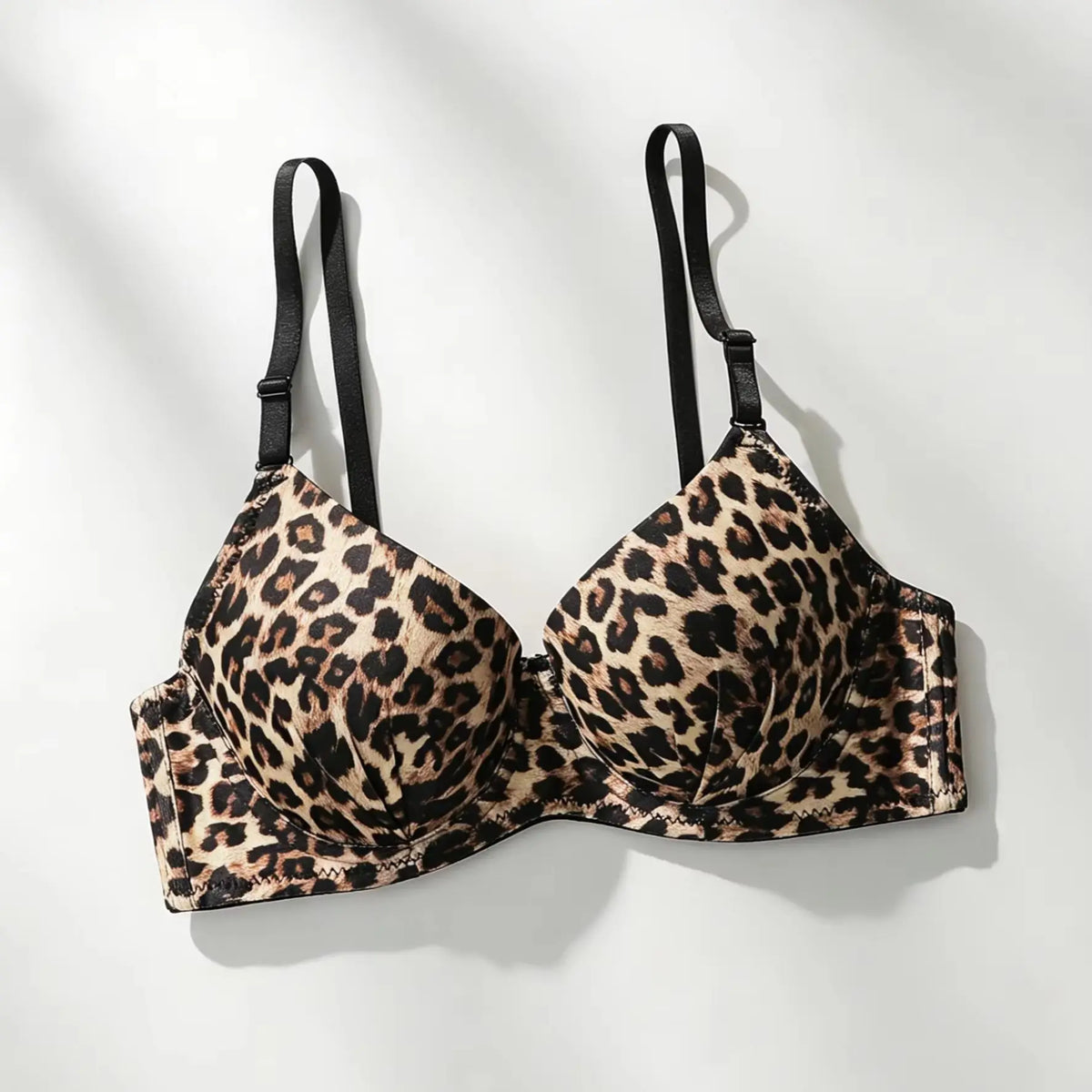 Women Sexy Leopard Print Push Up Bra