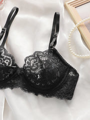 Women's Embroidered Breathable Lace Sexy Bra
