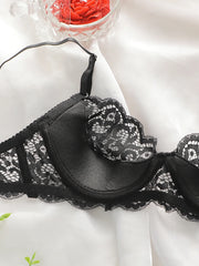 Women's Embroidered Breathable Lace Sexy Bra