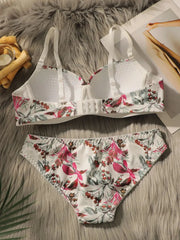 Women's Floral Print Bra