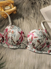 Women's Floral Print Bra