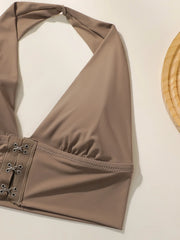 Women's Halter Front Closure Bra