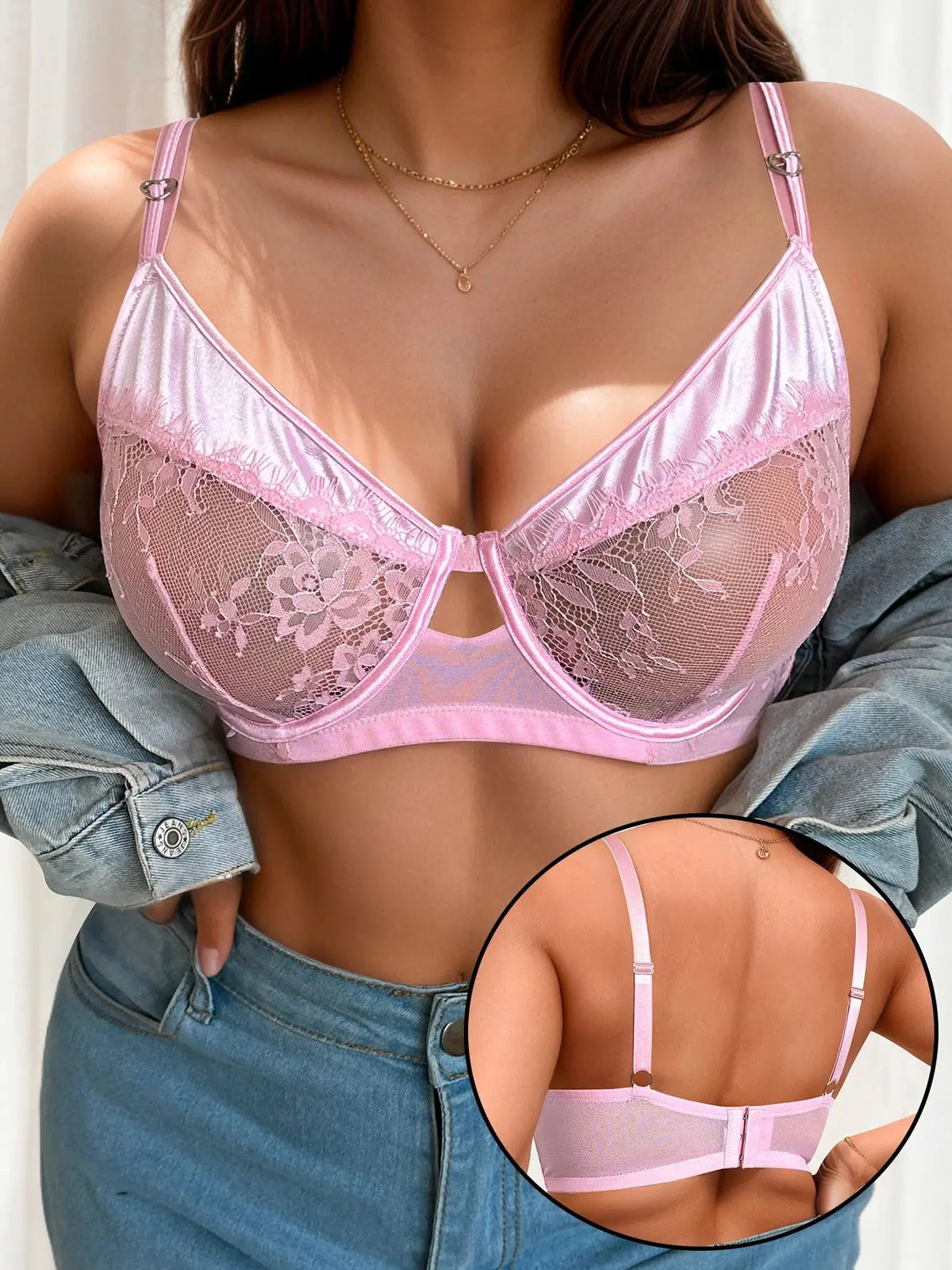 Women's Plus Size Full Coverage Bra