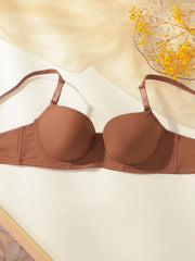 Women's Pure Color Underwire Bra