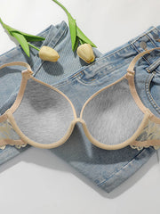 Women's Push Up Thin Padded Bra