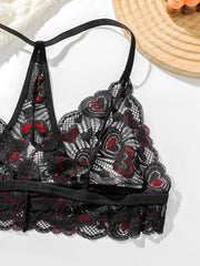 Women's Sexy Heart Shaped Triangle Cup lingerie
