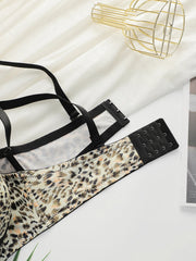 Women's Sexy Leopard Print Lace Bra