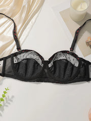 Women's black sexy lingerie