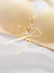 Women's drawstring strap 3/4 seamless Bra