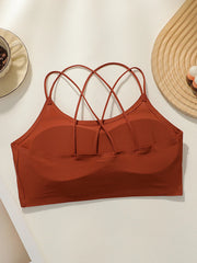 Women's ice silk detachable cup Bra