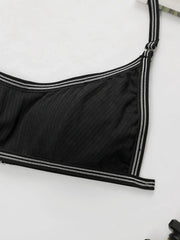 Women's neck hanging sexy front buckle Underwear