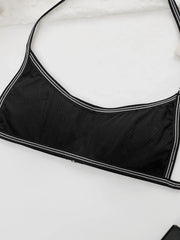 Women's neck hanging sexy front buckle Underwear
