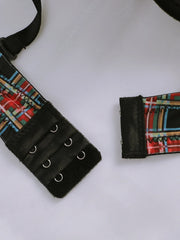 Women's plaid sexy lingerie