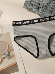 Women's pure cotton solid color Underwear