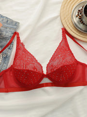 Women's sexy bright diamond Bra
