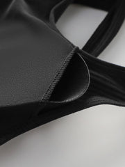 Women's sexy diagonal cross shoulder strap vest Bra