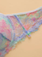 Women's sexy embroidered floral Underwear