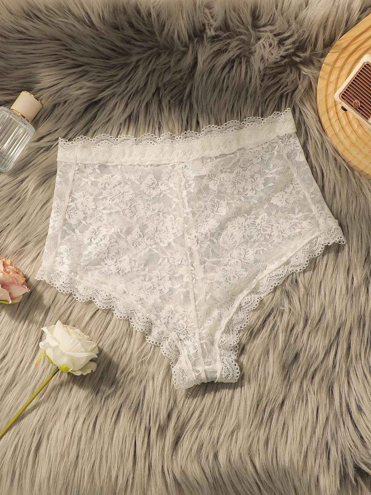 Women's sexy embroidered lace floral Underwear