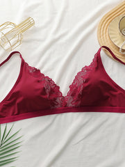 Women's sexy embroidered lace flower plus size Underwear