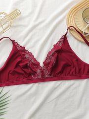 Women's sexy embroidered lace flower plus size Underwear