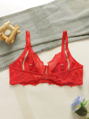 Women's sexy embroidered lace plus size Bra
