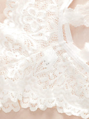 Women's sexy embroidered lace Thong
