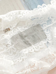 Women's sexy embroidered lace Thong