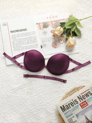 Women's sexy glossy solid color Underwear