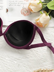 Women's sexy glossy solid color Underwear