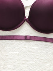 Women's sexy glossy solid color Underwear