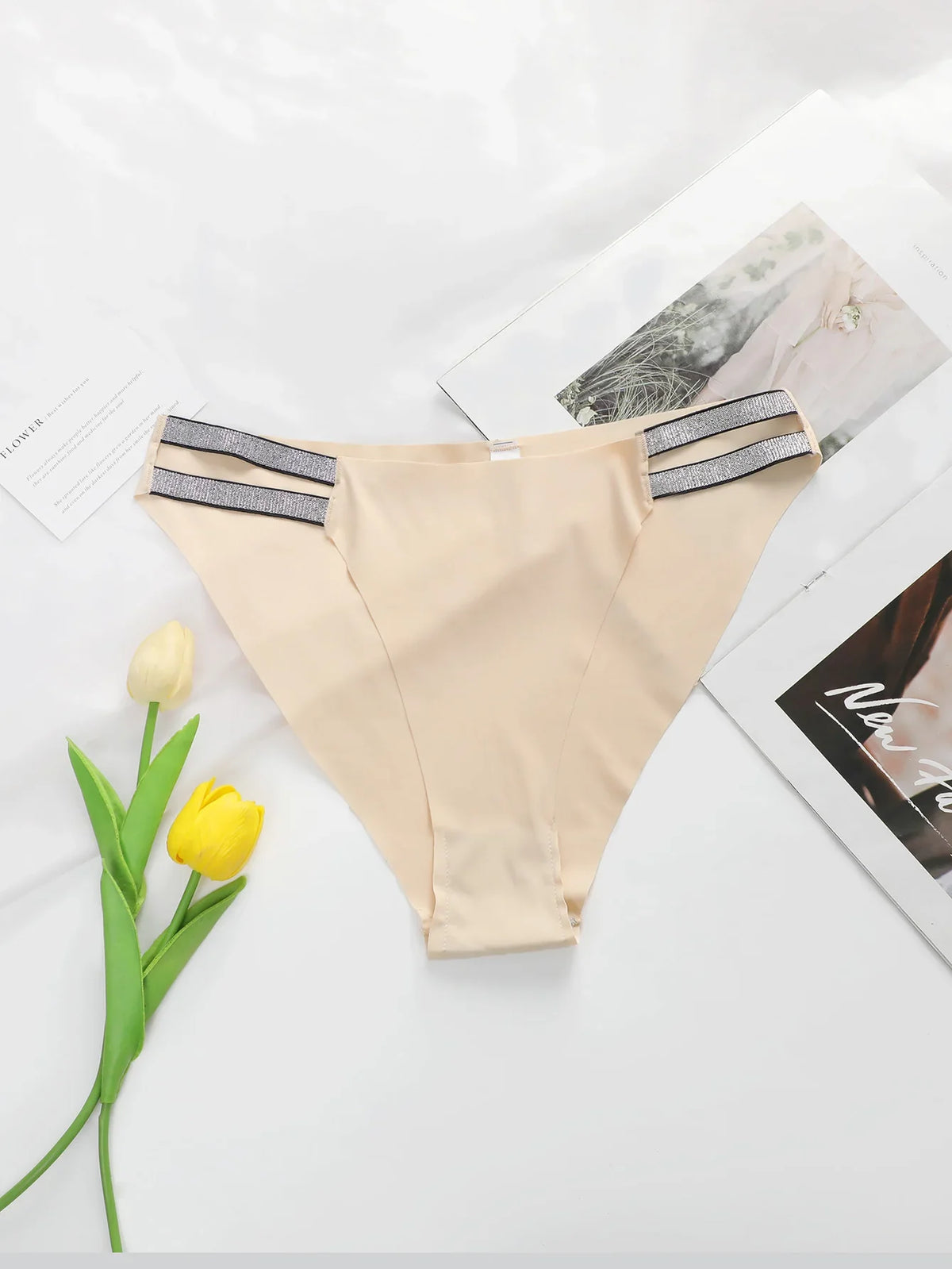 Women's sexy ice silk plus size under