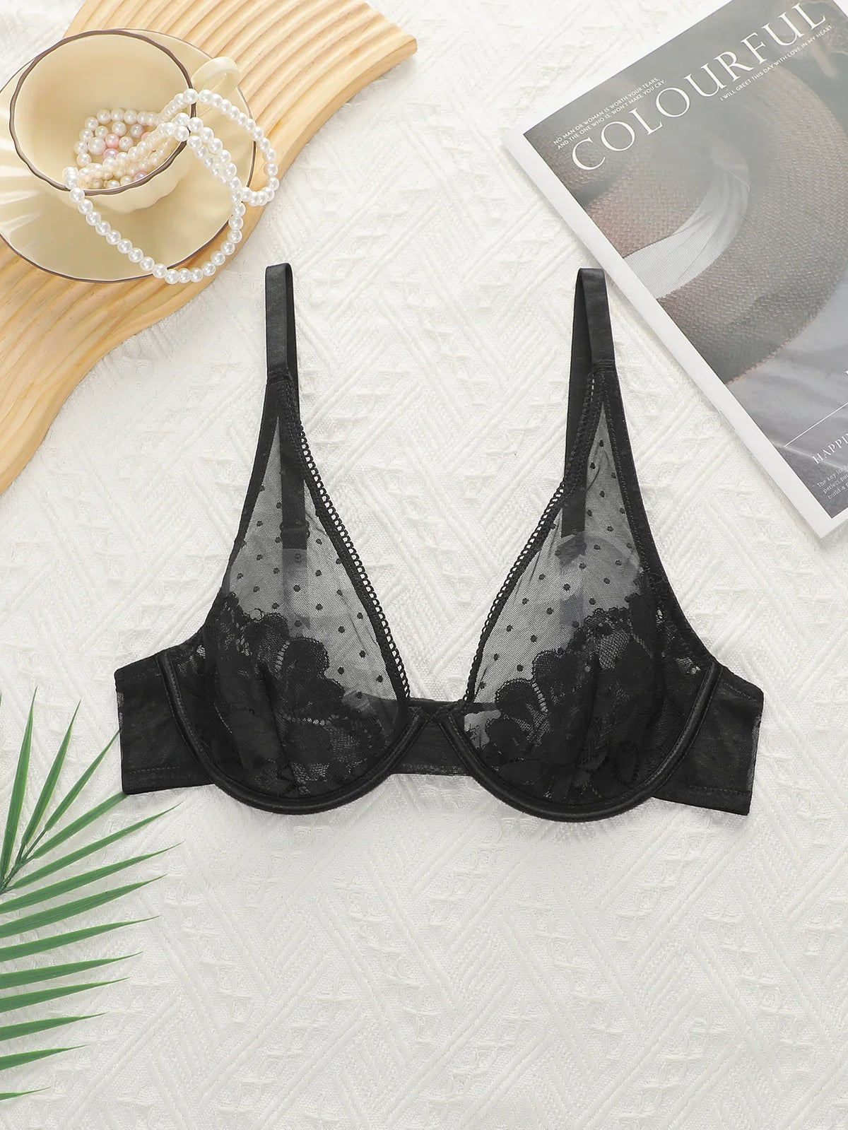 Women's sexy lace breathable Bra