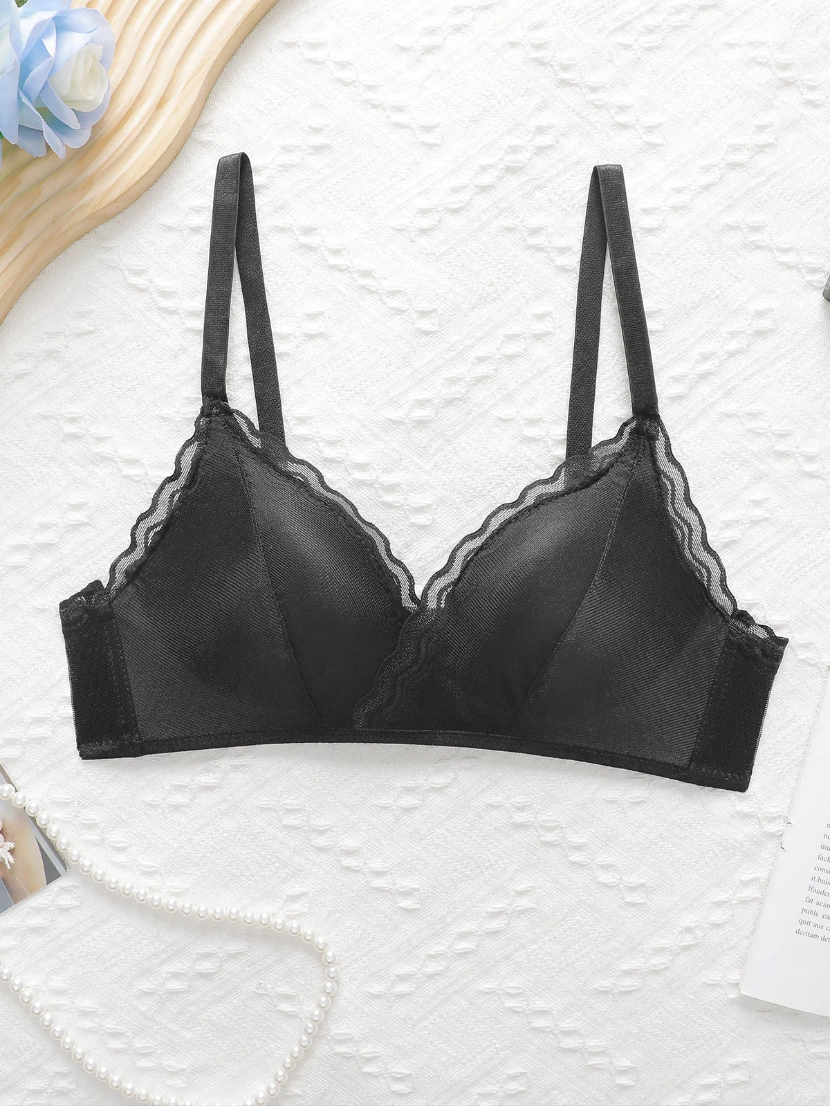 Women's sexy lace smooth solid color Underwear