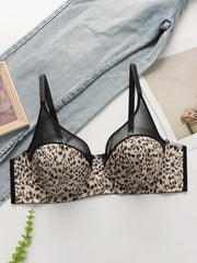 Women's sexy leopard print plus size Underwear