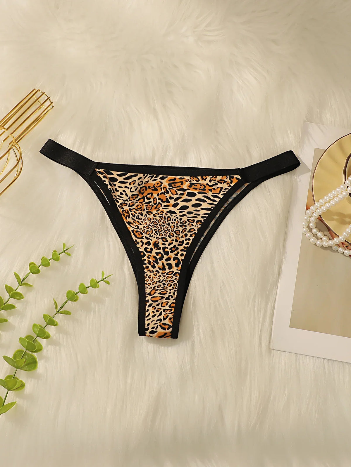 Women's sexy leopard print Underwear