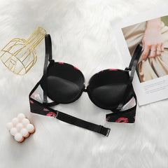 Women's sexy lip pattern lingerie