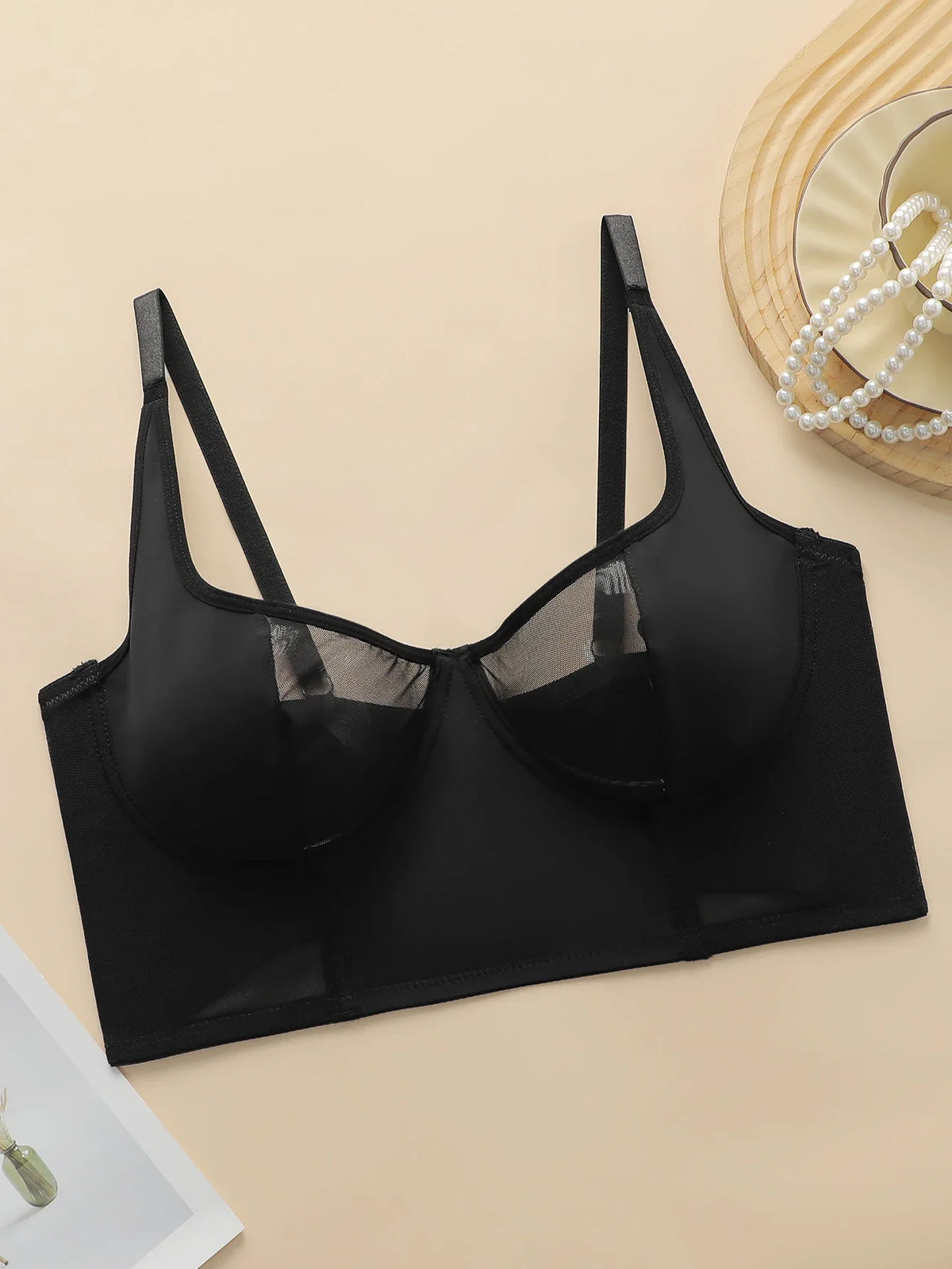 Women's sexy mesh breathable Bra