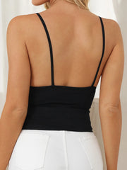 Women's sexy outerwear round neck vest camisole sleeveless no steel ring push up comfortable Bra