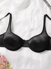 Women's sexy solid color fabric soft Underwear