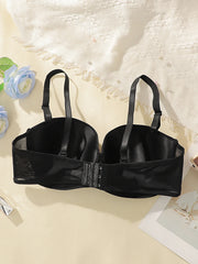 Women's sexy solid color lace plus size Bra