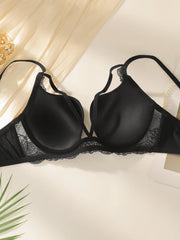 Women's sexy solid color lingerie