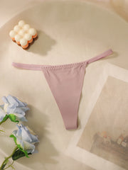 Women's sexy solid color Thong