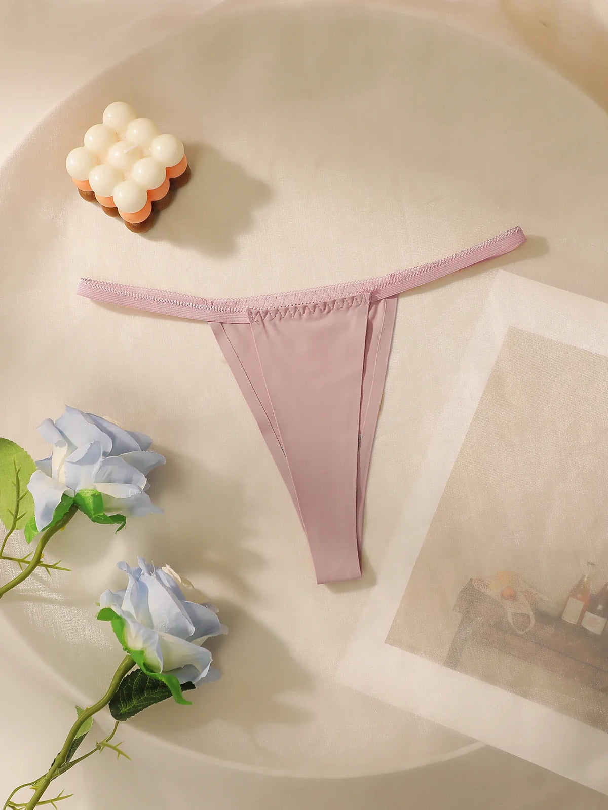Women's sexy solid color Thong