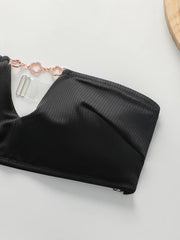 Women's sexy strapless U-shaped detachable Bra